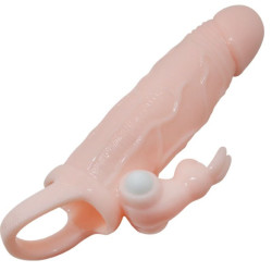 BAILE - BRAVE MAN PENISABDECKUNG MIT KANINCHEN UND DOPPELMOTOR FLEISCH 16.5 CM – Produktansicht 3