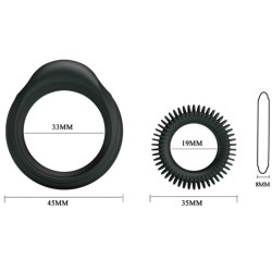 BAILE - KIT 2 SILIKONRINGE RING MANHOOD – Produktansicht 5
