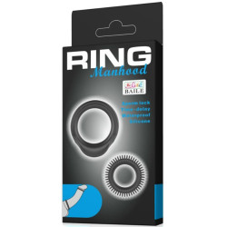 BAILE - KIT 2 SILIKONRINGE RING MANHOOD – Produktansicht 6