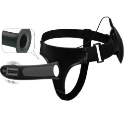 PRETTY LOVE - VITO STRAP-ON MIT HOHLDILDO UND VIBRATION 17.3 CM – Produktansicht 3