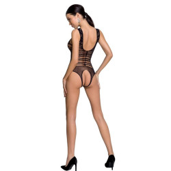 PASSION - WOMAN BS086 SCHWARZER BODYSTOCKING, EINE GRÖSSE – Produktansicht 2