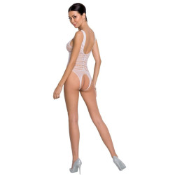 PASSION - WOMAN BS086 WEISSER BODYSTOCKING, EINE GRÖSSE – Produktansicht 2