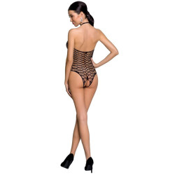 PASSION - WOMAN BS087 SCHWARZER BODYSTOCKING, EINE GRÖSSE – Produktansicht 2