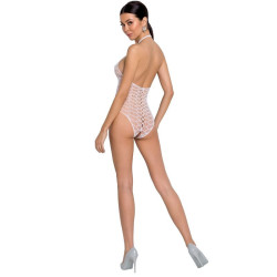 PASSION - WOMAN BS087 WEISSER BODYSTOCKING, EINE GRÖSSE – Produktansicht 2