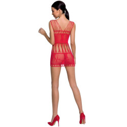 PASSION - WOMAN BS090 ROTER BODYSTOCKING, EINE GRÖSSE – Produktansicht 2