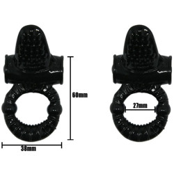 BAILE - SWEET RING VIBRIERRING MIT TEXTURIERTEM KANINCHEN – Produktansicht 7