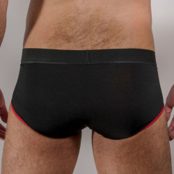 MACHO - MS24R KURZE UNTERHOSE DUNKELROT XL – Produktansicht 3