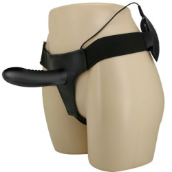 PRETTY LOVE - MYRON STRAP-ON MIT VIBRATION UND HOHLDILDO – Produktansicht 2