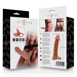 INTENSE - HOHLGESCHIRR MIT SILIKON-DILDO 16 X 3,5 CM – Produktansicht 8