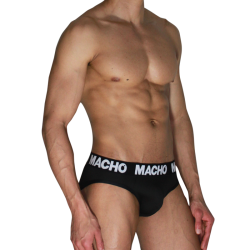 MACHO - MCH007 CLASSIC SLIP SCHWARZ + SCHWARZ