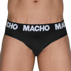 MACHO - MCH007 CLASSIC SLIP SCHWARZ + SCHWARZ – Produktansicht 2