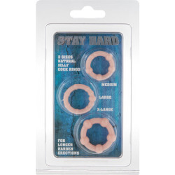 SEVEN CREATIONS - SET AUS DREI SKIN PENIS RINGEN – Produktansicht 2