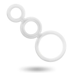 ADDICTED TOYS - RINGSET FÜR PENIS TRANSPARENT – Produktansicht 3