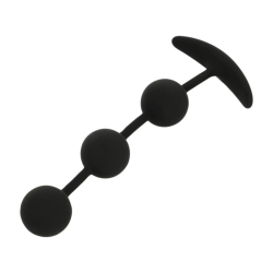 BLACK&SILVER - HARRY ANAL-ROSENKRANZ 3 SILIKONKUGELN 14 CM – Produktansicht 2
