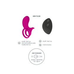 XOCOON - PAAR-STIMULATORRING FUCHSIA – Produktansicht 4