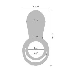 XOCOON - PAAR-STIMULATORRING FUCHSIA – Produktansicht 6