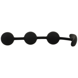 BLACK&SILVER - HARRY ANAL-ROSENKRANZ 3 SILIKONKUGELN 14 CM – Produktansicht 3