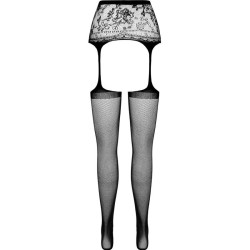 PASSION - S028 SCHWARZE STRUMPFSTRUMPFHOSE, EINE GRÖSSE – Produktansicht 6