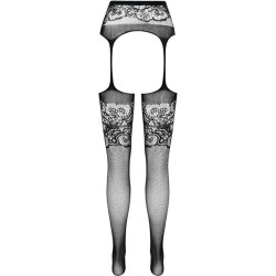 PASSION - S029 SCHWARZE STRUMPFSTRUMPFHOSE, EINE GRÖSSE – Produktansicht 6