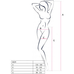 PASSION - S029 SCHWARZE STRUMPFSTRUMPFHOSE, EINE GRÖSSE – Produktansicht 7