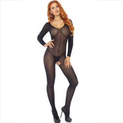 LEG AVENUE - BODYSTOCKING LANGARM SCHWARZ – Produktansicht 4