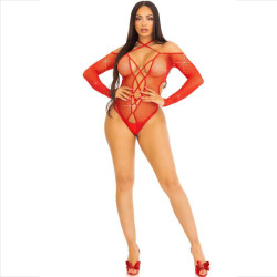 LEG AVENUE - OHRENKÖRPER MIT GLNZENDEM ROT – Produktansicht 5
