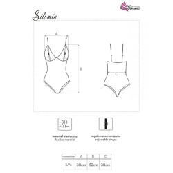 LIVCO CORSETTI FASHION - SILOMIN LC 1401 BODY + KLEID SCHWARZ EINE GRÖSSE – Produktansicht 5