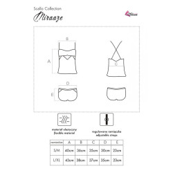 LIVCO CORSETTI FASHION - MIRAAZE LC 90567 HEMD + SHORTS SCHWARZ – Produktansicht 4