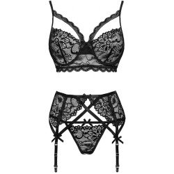 LIVCO CORSETTI FASHION - MORIDAM LC 90552 BH + STRUMPFGÜRTEL + HÖSCHE NEGRO L/XL – Produktansicht 6