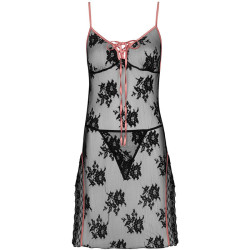 LIVCO CORSETTI FASHION - KARONIN LC 90628 HEMD + HOSE SCHWARZ – Produktansicht 2