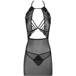 LIVCO CORSETTI FASHION - MALVIAMI LC 90625 HEMD + PANTY SCHWARZ L/XL – Produktansicht 3