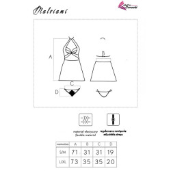 LIVCO CORSETTI FASHION - MALVIAMI LC 90625 HEMD + PANTY SCHWARZ L/XL – Produktansicht 7