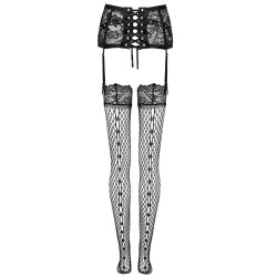 LIVCO CORSETTI FASHION - STRUMPFGÜRTEL + STRÜMPFE SCHWARZ – Produktansicht 5
