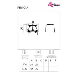 LIVCO CORSETTI FASHION - FINICIA LC90725 GARTERGÜRTEL SCHWARZ – Produktansicht 6