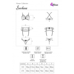LIVCO CORSETTI FASHION - SNEHANA LC 90443 BH + STRUMPFGÜRTEL + HÖSCHE SCHWARZ – Produktansicht 7