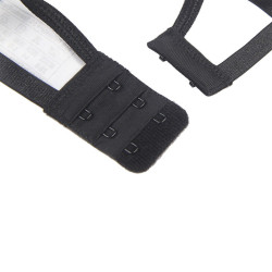 SUBBLIME - 3-TEILIGES SET BH + STRING + STRUMPFBAND AUS SPITZE SCHWARZ – Produktansicht 8