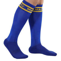 MACHO - LANGE SOCKEN, EINE GRÖSSE, BLAU – Produktansicht 2