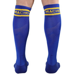 MACHO - LANGE SOCKEN, EINE GRÖSSE, BLAU – Produktansicht 3