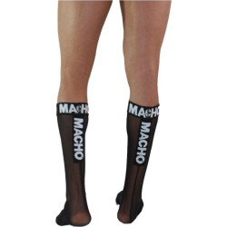 MACHO - DÜNNE SOCKEN EINHEITSGRÖSSE SCHWARZ – Produktansicht 2