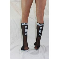 MACHO - DÜNNE SOCKEN EINHEITSGRÖSSE SCHWARZ – Produktansicht 5