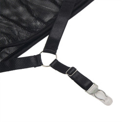 SUBLLIME - TRANSPARENTES NECKHOLDER-KLEID SCHWARZ – Produktansicht 7