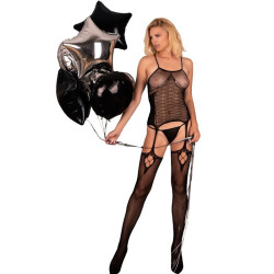 LIVCO CORSETTI FASHION - AMRIN BODYSTOCKING SCHWARZ EINE GRÖSSE – Produktansicht 6