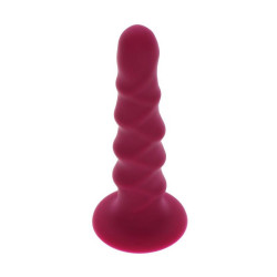 GET REAL - RIBBED DONG 12 CM ROT – Produktansicht 3