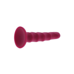 GET REAL - RIBBED DONG 12 CM ROT – Produktansicht 5