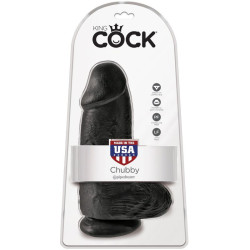 KING COCK - POLLIGER REALISTISCHER PENIS 23 CM SCHWARZ – Produktansicht 6