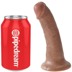 KING COCK - REALISTISCHER PENIS 15 CM KARAMELL – Produktansicht 5