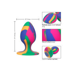 CALEXOTICS - CHEEKY MEDIUM TIE-DYE PLUG ANAL – Produktansicht 3