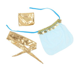 SUBBLIME - BLAUES DESSOUS-SET IM INDISCHEN STIL S/M – Produktansicht 5
