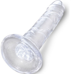 KING COCK - CLEAR REALISTISCHER PENIS 15.5 CM TRANSPARENT – Produktansicht 2