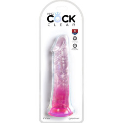 KING COCK - CLEAR REALISTISCHER PENIS 19.7 CM ROSA – Produktansicht 2